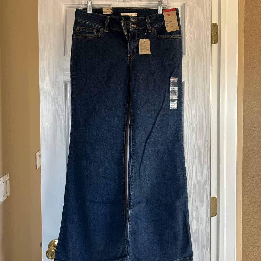Levi's Women's Dark Indigo Flare Jeans